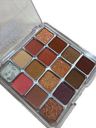 Paleta de Sombras 16 Cores B1 - Wike Make