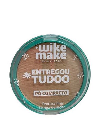 Pó Compacto Entregou Tudo Cor 03 Wike Make - Miss Rôse