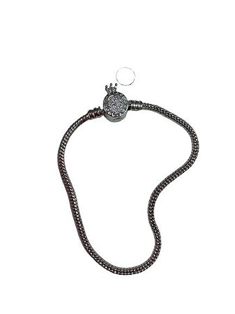 Pulseira Coroa Prata - NÃO HÁ TROCA
