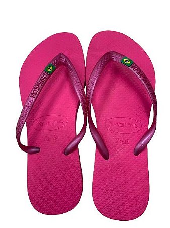 Chinelo Havaianas Rosa N35/36 - NÃO HÁ TROCA