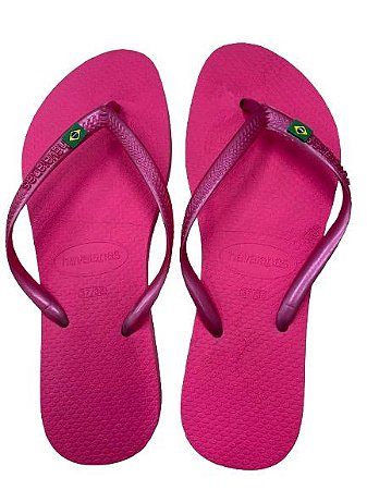 Chinelo Havaianas Rosa N37/38 - NÃO HÁ TROCA