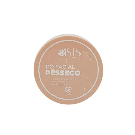 Pó Facial Pêssego - Isis Makeup