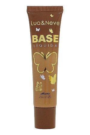 Base Líquida Matte Alta Cobertura Cor 01 - Lua e Neve