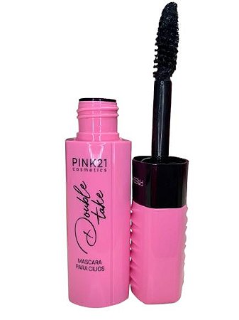 Máscara de Cílios Double Take Rosa 2 Aplicadores - Pink 21