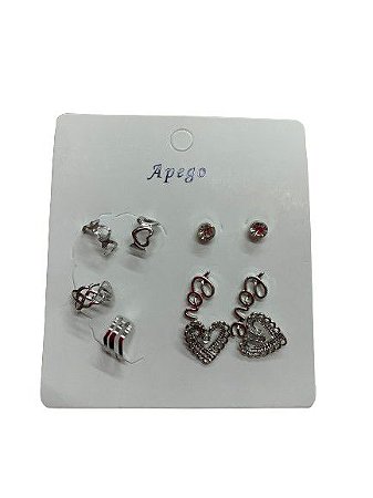 Kit Brinco Prata Love N°205