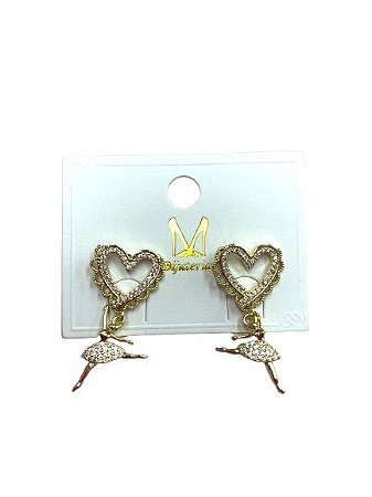 Brinco Bailarina Dourado N°209