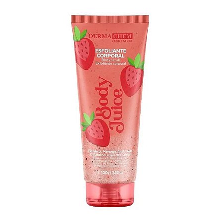 Esfoliante Corporal Morango 100g - Dermachem