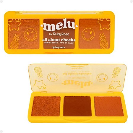 Trio de Blush All About Cheeks Cor Going Nuts - Ruby Rose