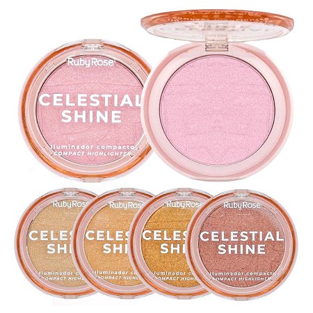 Iluminador Compacto Celestial Shine Glowing Embers - Ruby Rose