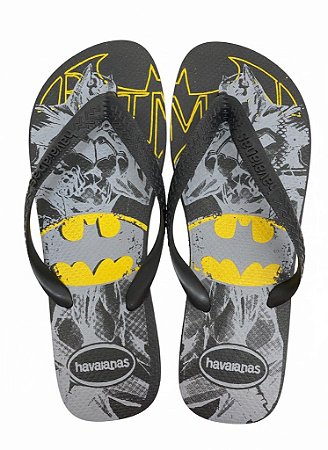 Chinelo Havaianas Batman Masculina N41/42 - NÃO HÁ TROCA