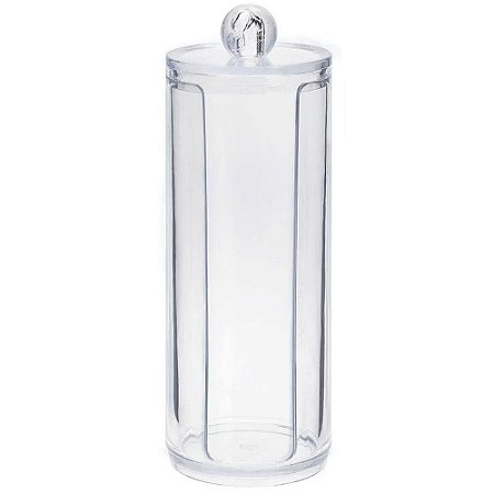 Porta Algodão Disco Acrilico Organizador