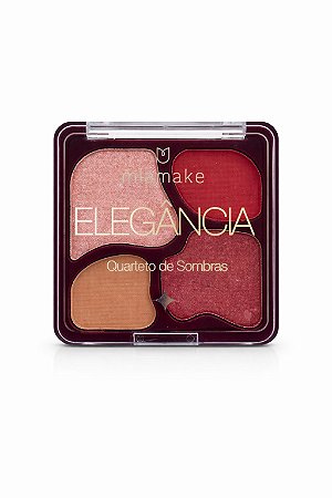Quarteto de Sombras Elegância Cor 01 Crepúsculo - Mia Make