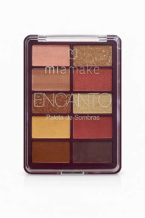 Paleta de Sombras com 10 Cores Encanto Cor 02 - Mia Make