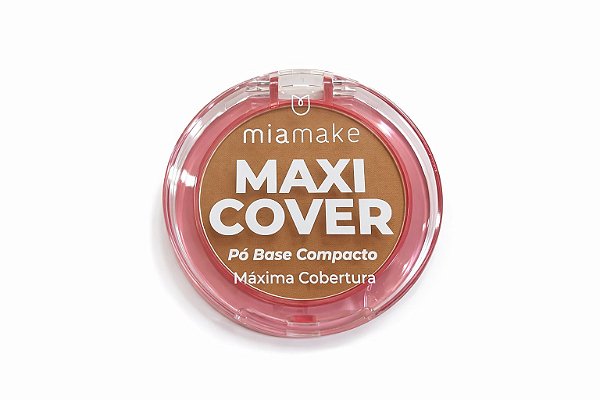Pó Base Compacto Maxi Cover Cor 08 - Mia Make
