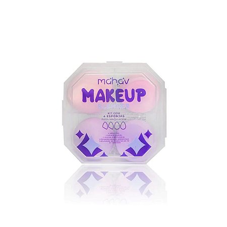 kit C/4 Esponjas Makeup Blender - Mahav