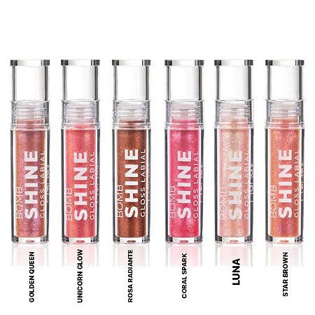 Gloss Labial Bomb Shine Star Brown - Mahav
