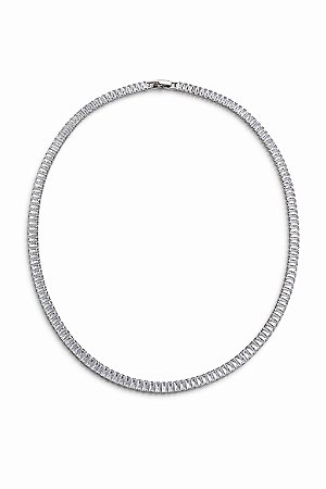 Choker Riviera Cristal Prata - NÃO HÁ TROCA