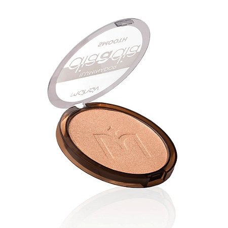 Iluminador Facial Em Pó Compacto Smooth Dia a Dia Cor Vanilla Glow - Mahav