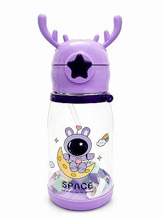 Garrafa Alce Lilás Astronauta