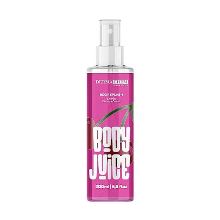 Body Splash Juice 200ml Cereja - Dermachem