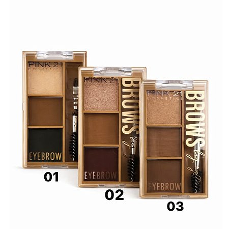 Sombra Para Sobrancelha Brows Ly You Cor 03 - Pink 21