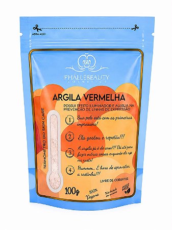 Argila Vermelha - Phállebeauty