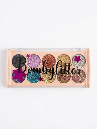 Paleta de Sombras Bombglitter Cor A - Febella
