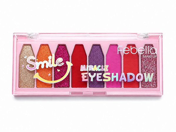Paleta de Sombras Smile Cor C - Febella