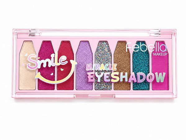 Paleta de Sombras Smile Cor B - Febella