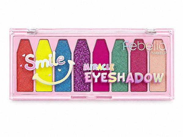 Paleta de Sombras Smile Cor A - Febella