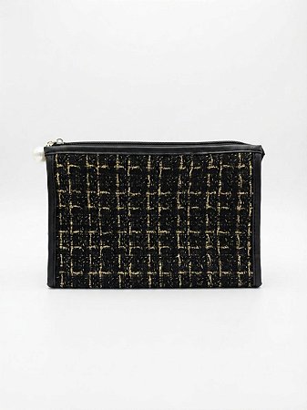 Nécessaire Tweed Preta - N10
