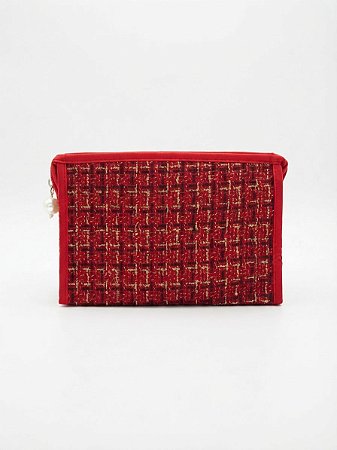 Nécessaire Tweed Vermelha - N12