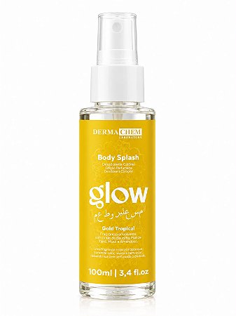 Body Splash Glow Gold Tropical 100ml - Dermachem