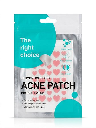 Adesivo De Acne - Coração Rosa