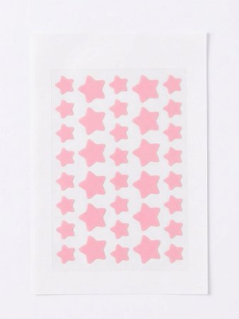 Adesivo De Acne - Estrela Rosa