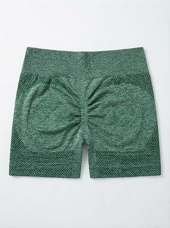 Short Canelado Verde