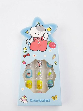 Unha Infantil 12 pçs 02