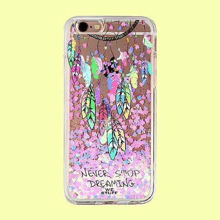 Capa para Celular "Case" Dreamcatcher Glitter