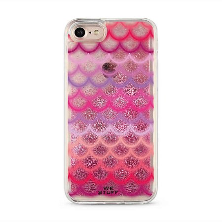 Capa para Celular "Case" Sou Sereia Glitter