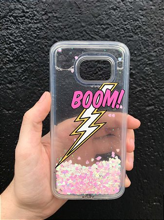 Capa para Celular "Case" Boom Glitter Samsung