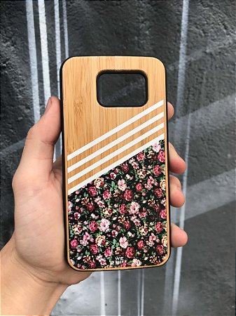 Capa para Celular "Case" Floral Bambu Samsung