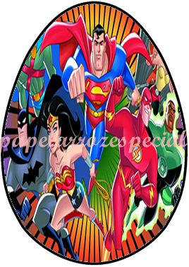 OVO COLHER LIGA DA JUSTIÇA 001 250G