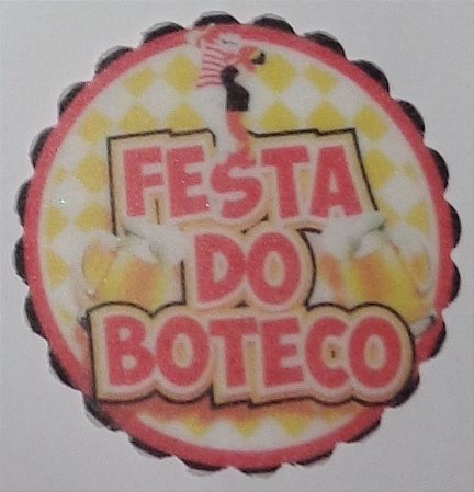 FESTA DE BOTECO 001 MEDALHAO 5 CM - 15 UNIDADES CORTADO