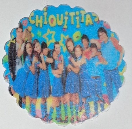 CHIQUITITAS 001 MEDALHAO 5 CM - 15 UNIDADES CORTADO