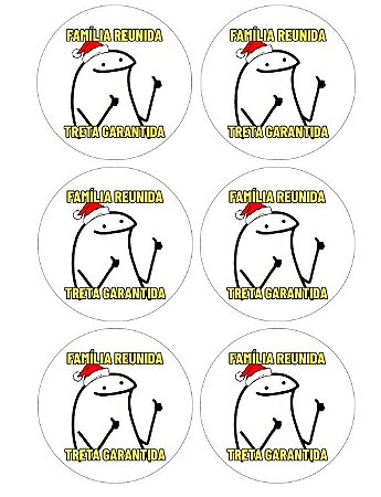 BENTO CAKE FLORK NATAL 001 6 UNIDADES (PAPEL ARROZ)