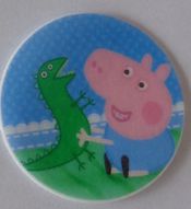 MEDALHÃO CORTADO GEORGE PIG 001 (30 UNIDADES)