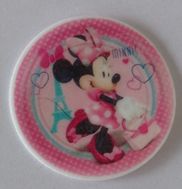 MEDALHÃO CORTADO MINNIE ROSA 001 (30 UNIDADES)