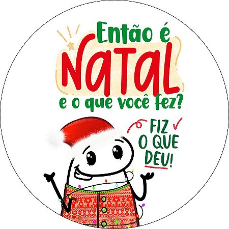 MEME FLORK NATAL 011 (ESCOLHER A MEDIDA) PAPEL ARROZ