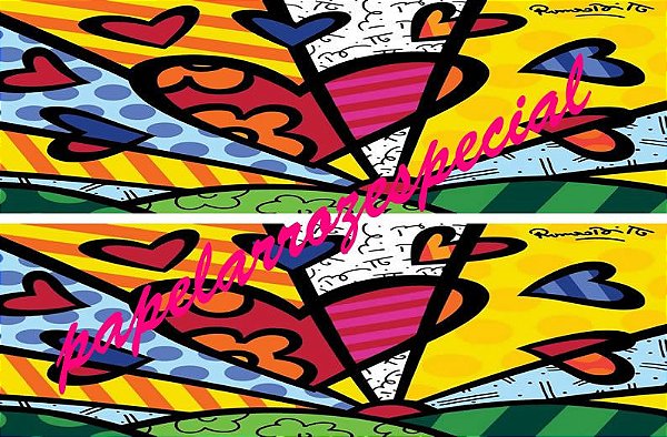 ROMERO BRITTO FAIXA LATERAL 001 9 CM