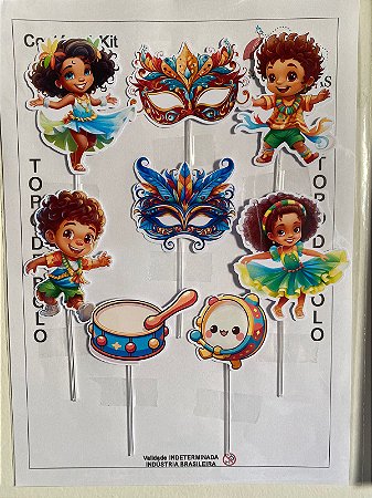 CARNAVAL 003 TOPO DE BOLO (PAPEL FOTOGRÁFICO)